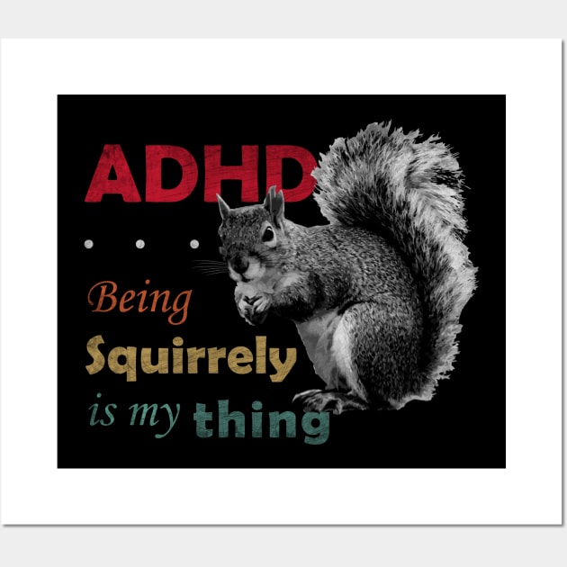 ADHD is Awesome Wall Art by PEHardy Design